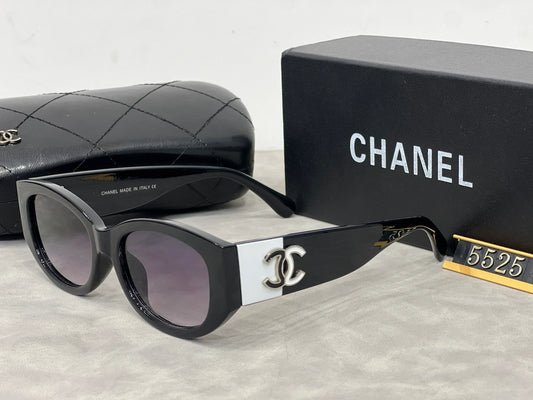 2025 Sunglasses  Black and white panda personality sunglasses