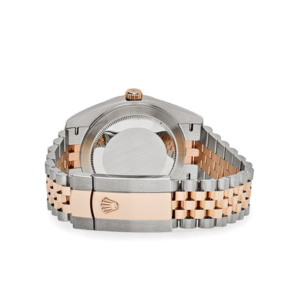 2025 Watch Datejust 126331 Rose Gold Stainless Steel Wimbledon Dial Jubilee